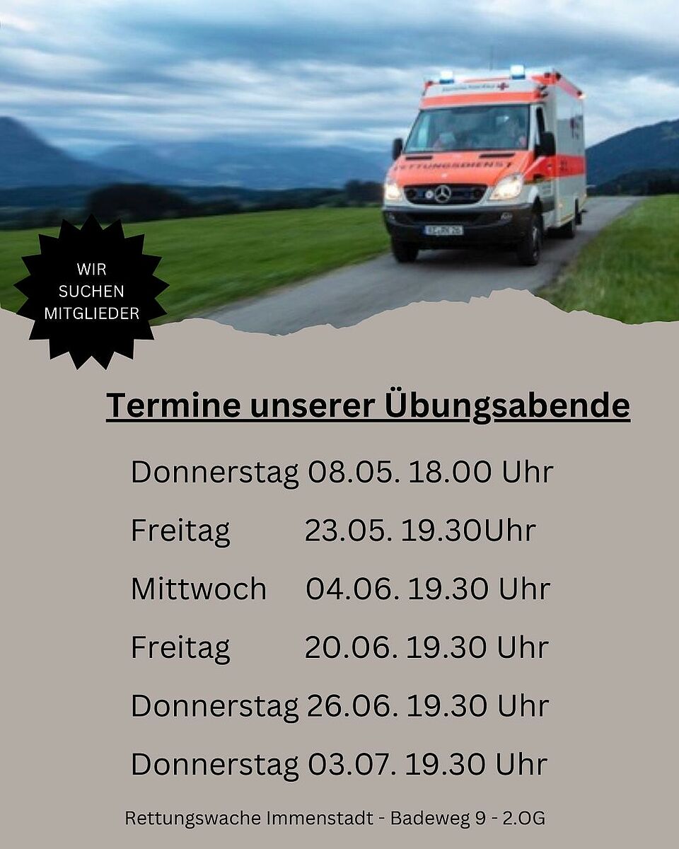 Übungsabende 2025-1